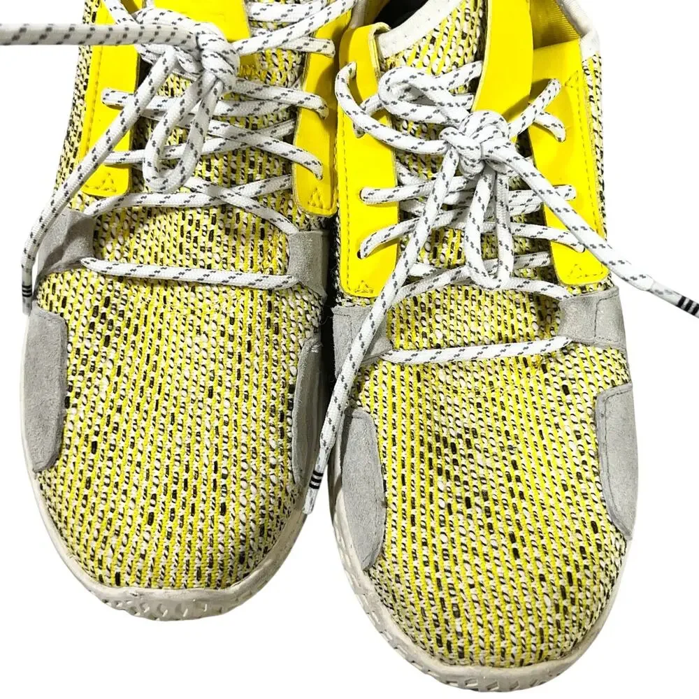 Pharrell x Adidas Tennis Hu V2 Sneakers Shoes Mens 6 Yellow Primeknit BB9543